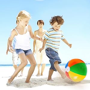 WEILAIDI-Beach-Ball12quot16quot-Beach-Balls-for-Kids-Beach-Toys-for-Kids--ToddlersPool-Balls-Pool-To-lrmBeach